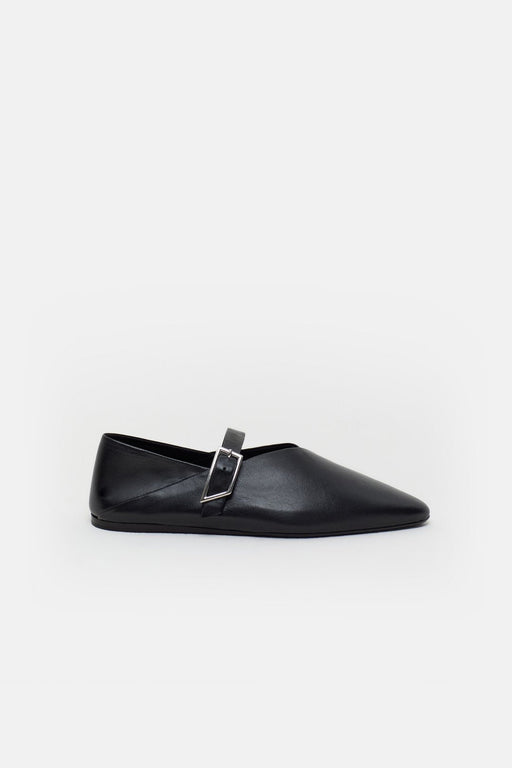 Closed - Leather Ballerina Shoe in Black - Kalifornia Jean BarClosed - Leather Ballerina Shoe in Black