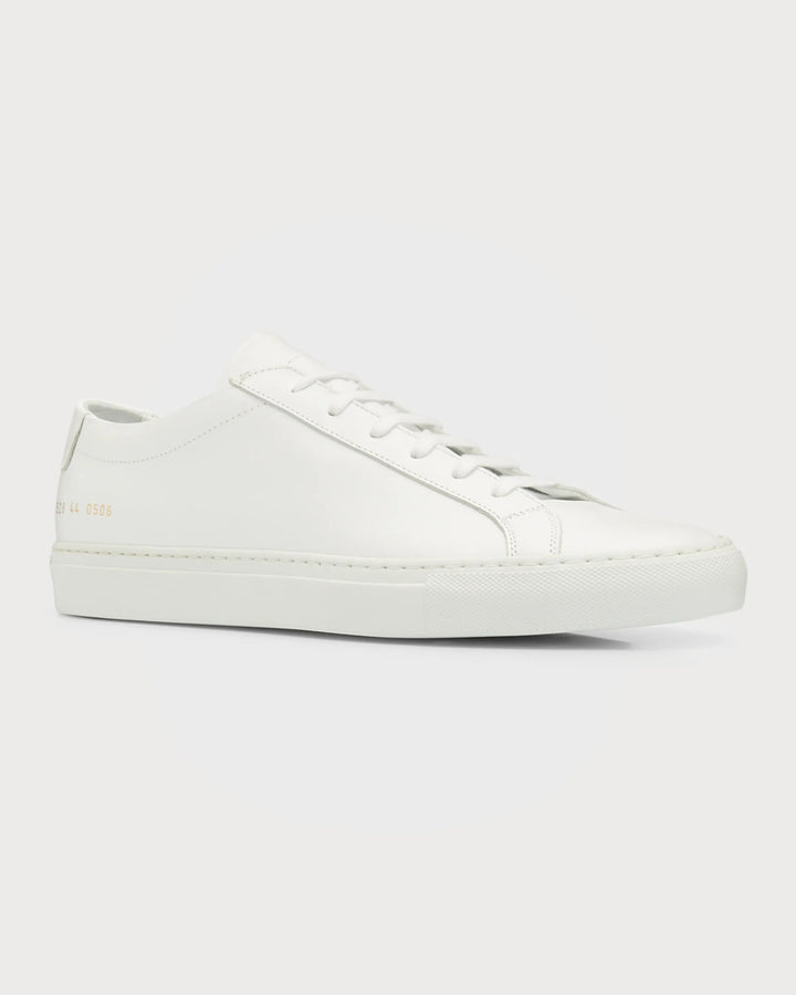 Common Projects - White Original Achilles Low Sneaker - Kalifornia Jean Bar Common Projects - White Original Achilles Low Sneaker Womens Sneaker