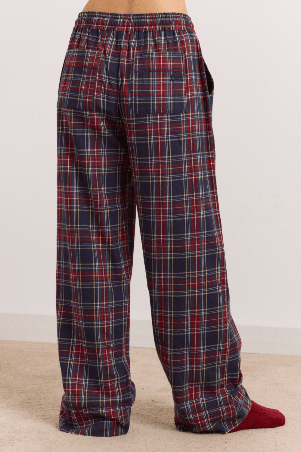 Damson Madder - Antonella PJ Set Tawny Check - Kalifornia Jean Bar