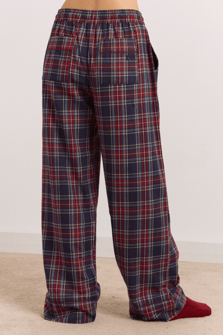 Damson Madder - Antonella PJ Set Tawny Check - Kalifornia Jean Bar