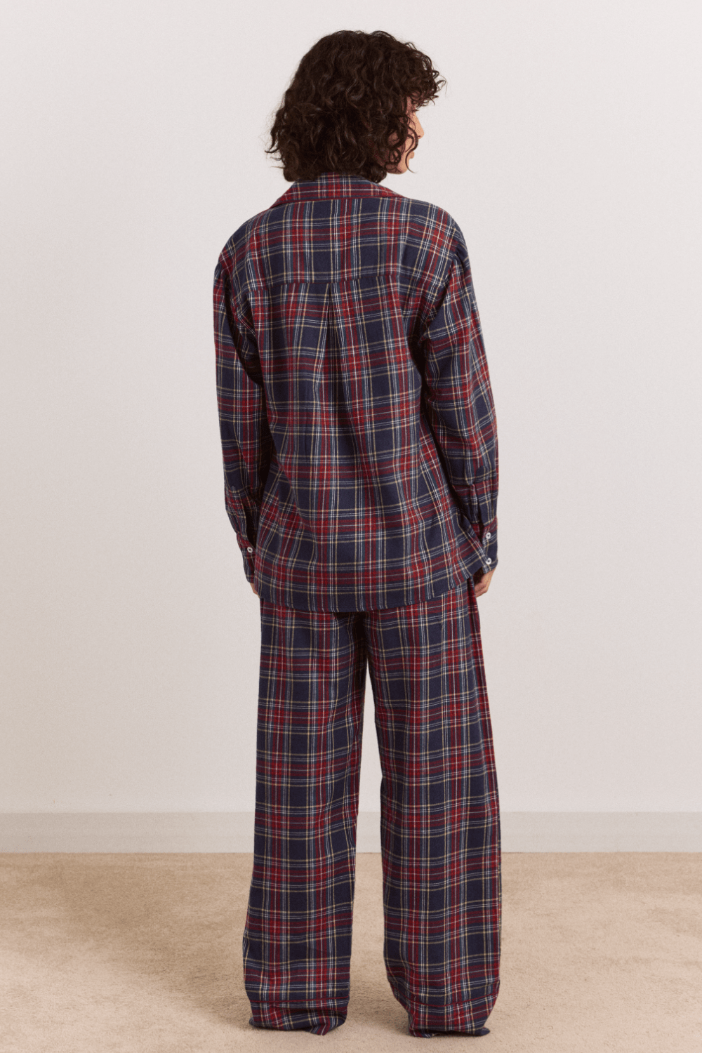 Damson Madder - Antonella PJ Set Tawny Check - Kalifornia Jean Bar