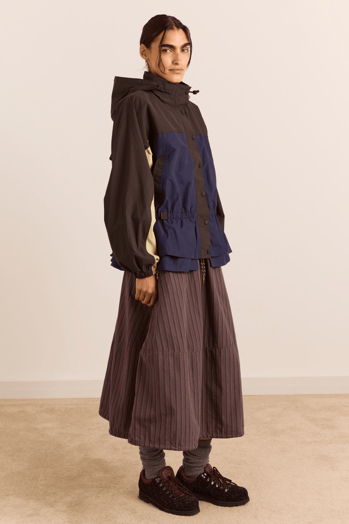 Damson Madder - Athena Raincoat in Sage/Navy - Kalifornia Jean Bar