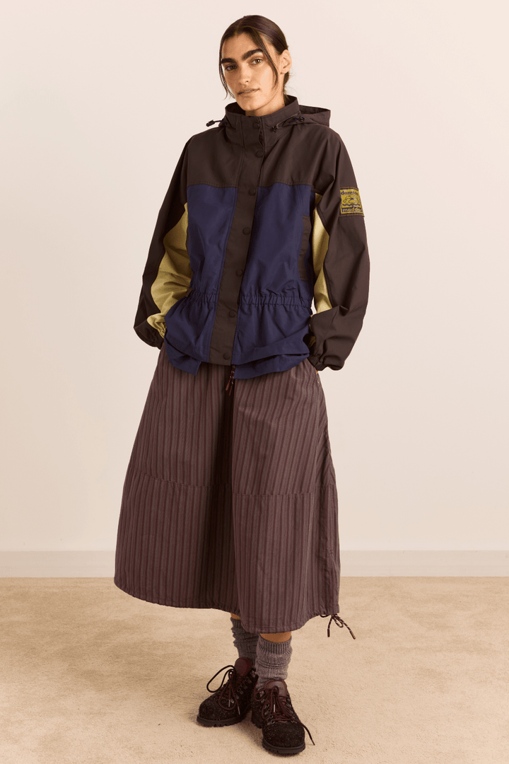 Damson Madder - Athena Raincoat in Sage/Navy - Kalifornia Jean Bar