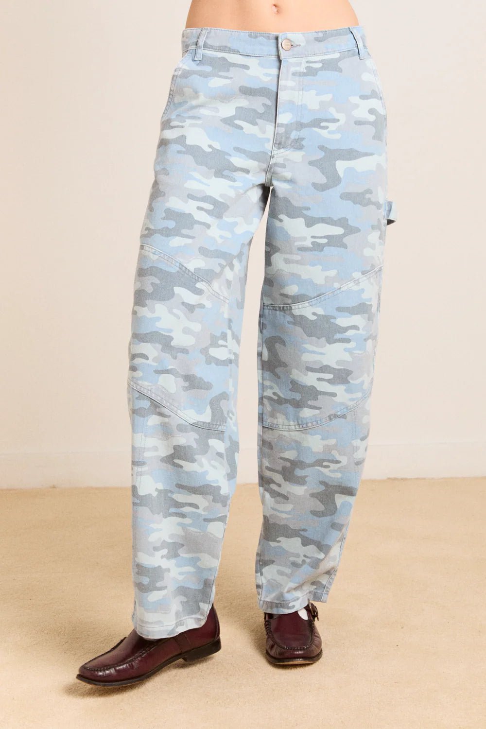 Damson Madder - Drew Jean in Camo - Kalifornia Jean Bar