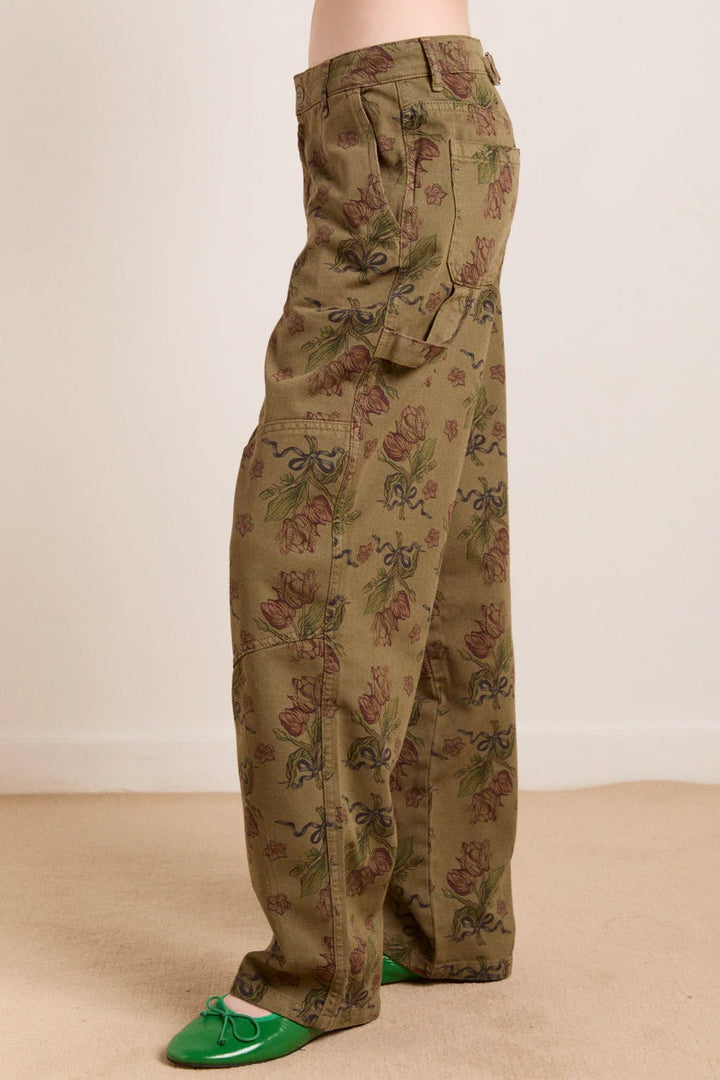 Damson Madder - Drew Jeans in Tulip Khaki - Kalifornia Jean Bar