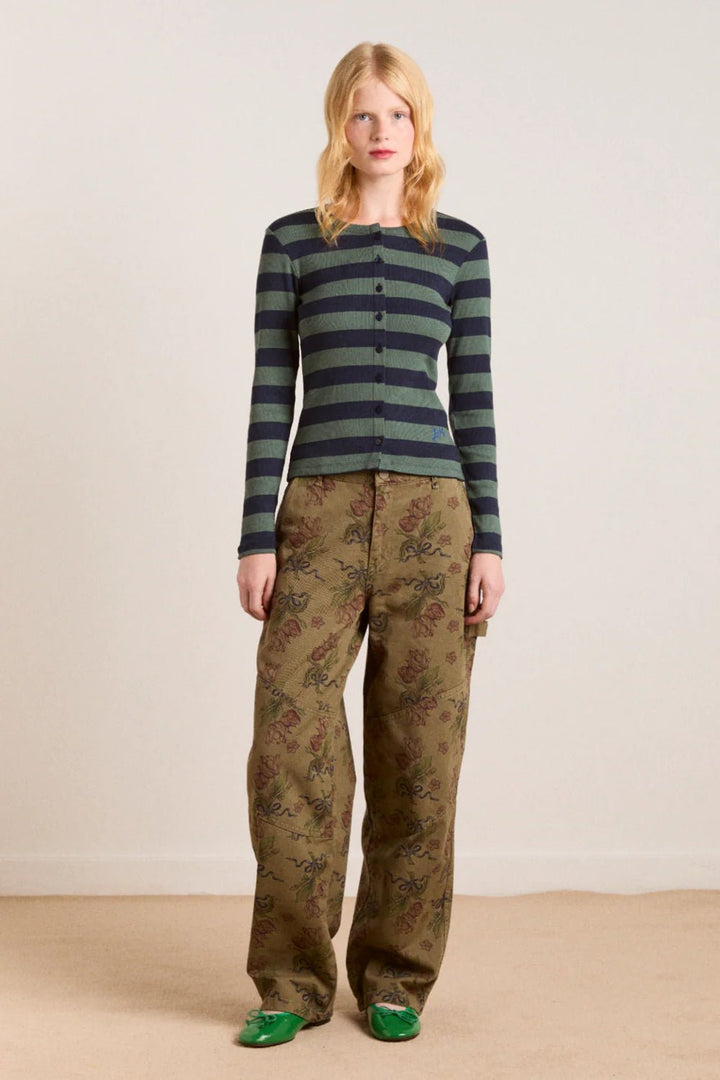 Damson Madder - Drew Jeans in Tulip Khaki - Kalifornia Jean Bar