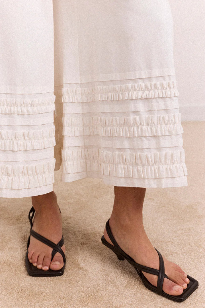 Damson Madder - Florintina Bloomers In Off White - Kalifornia Jean Bar
