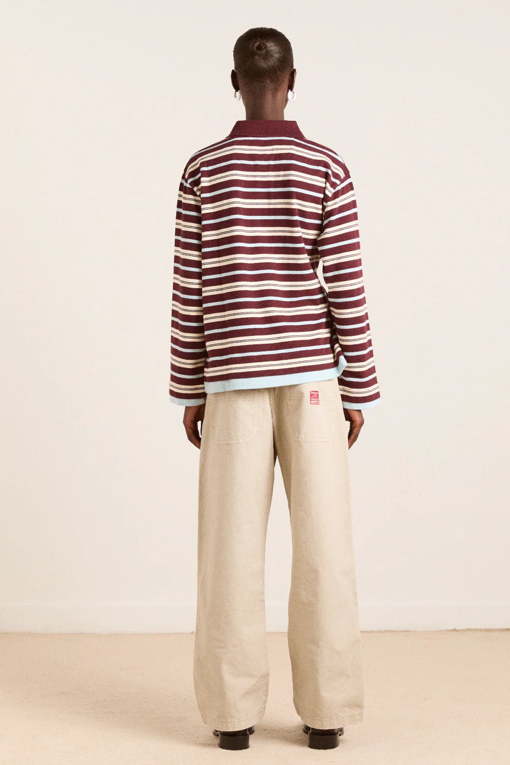 Damson Madder - Noah Rugby Chocolate Stripe - Kalifornia Jean Bar