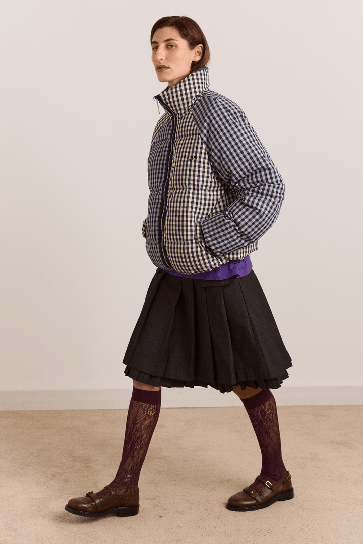 Damson Madder - Opal Puffer in Mix Gingham - Kalifornia Jean Bar