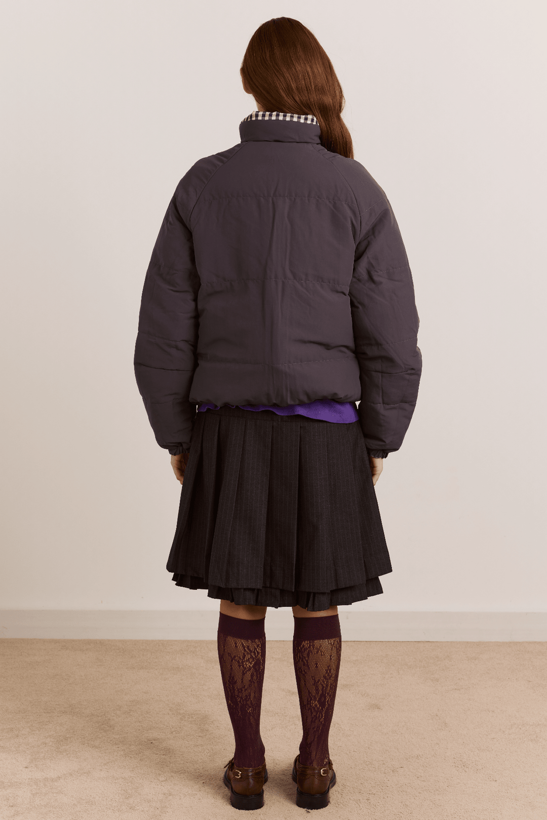Damson Madder - Opal Puffer in Mix Gingham - Kalifornia Jean Bar