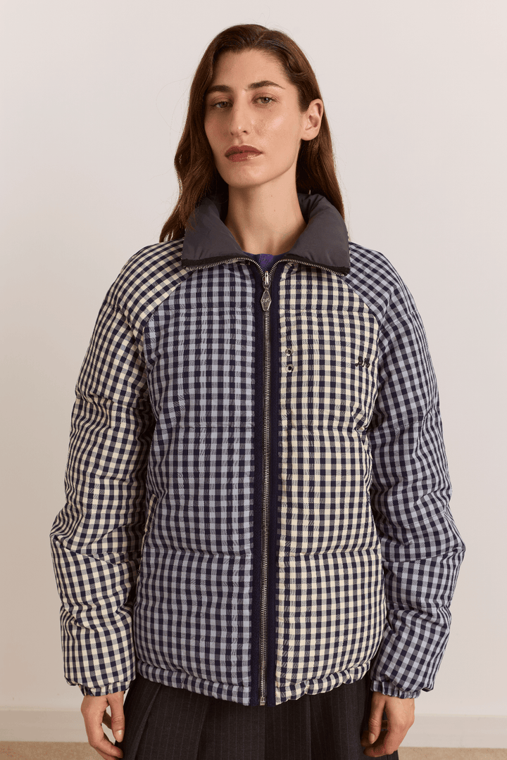 Damson Madder - Opal Puffer in Mix Gingham - Kalifornia Jean Bar