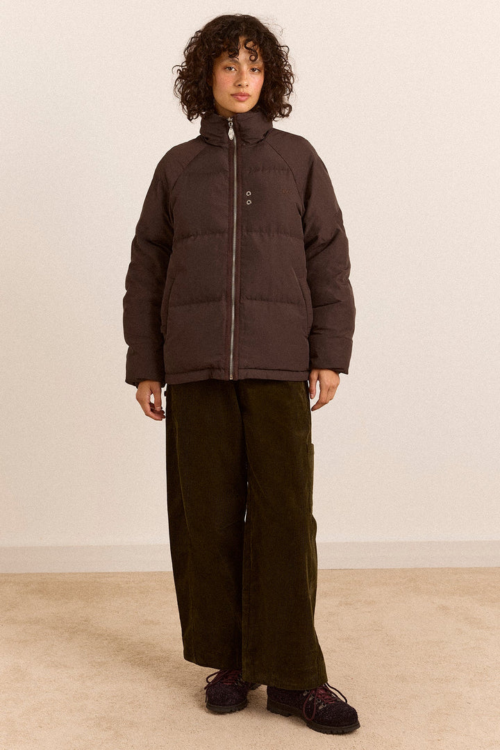 Damson Madder - Reversible Opal Puffer in Plum - Kalifornia Jean Bar