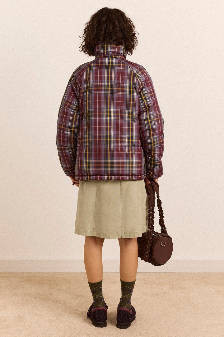 Damson Madder - Reversible Opal Puffer in Plum - Kalifornia Jean Bar