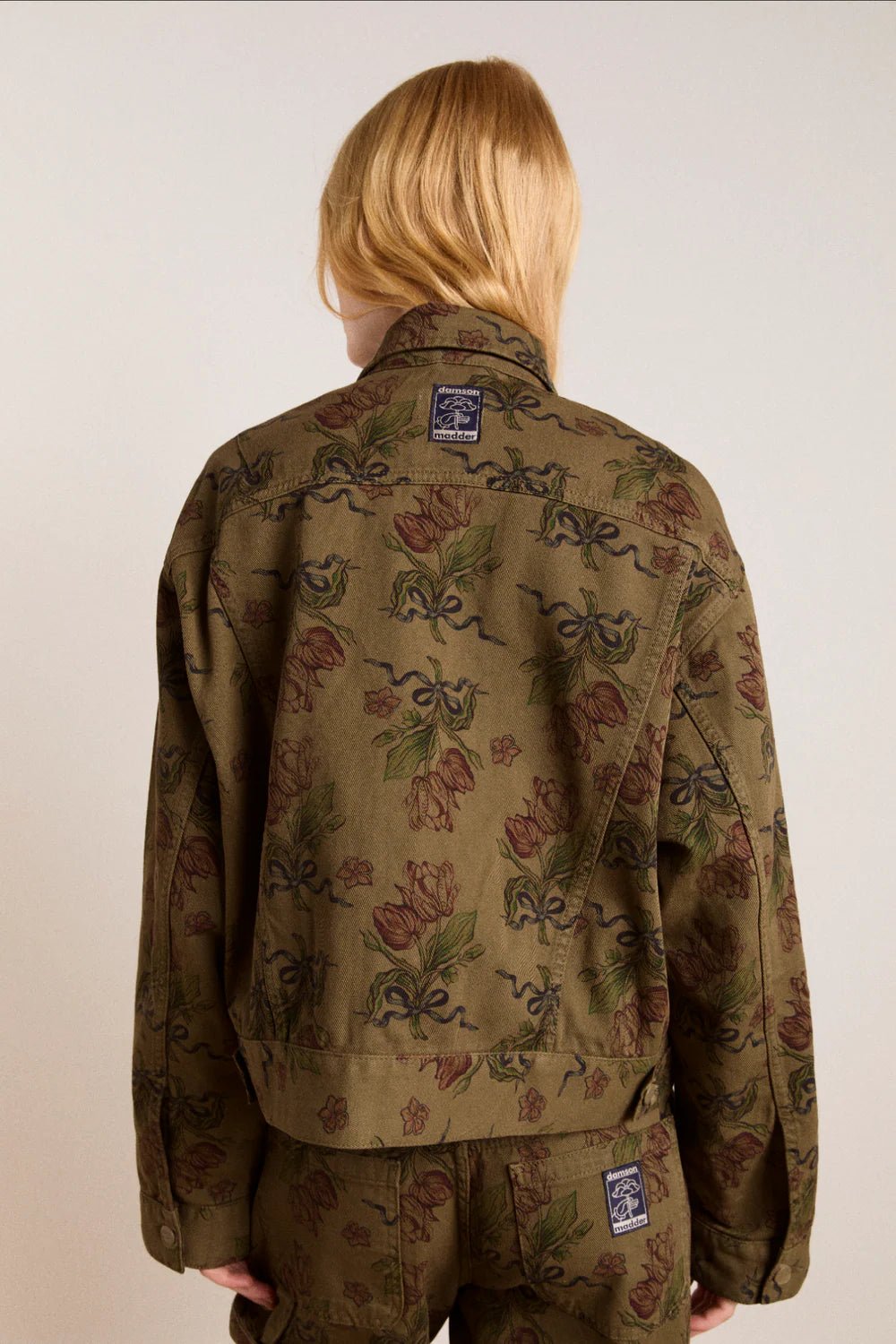 Damson Madder - Stacia Jacket in Tulip Khaki - Kalifornia Jean Bar