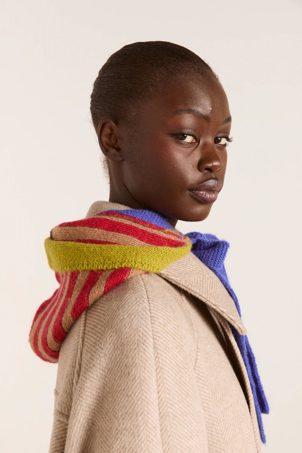 Damson Madder - Striped Bonnet in Mix Stripe - Kalifornia Jean Bar