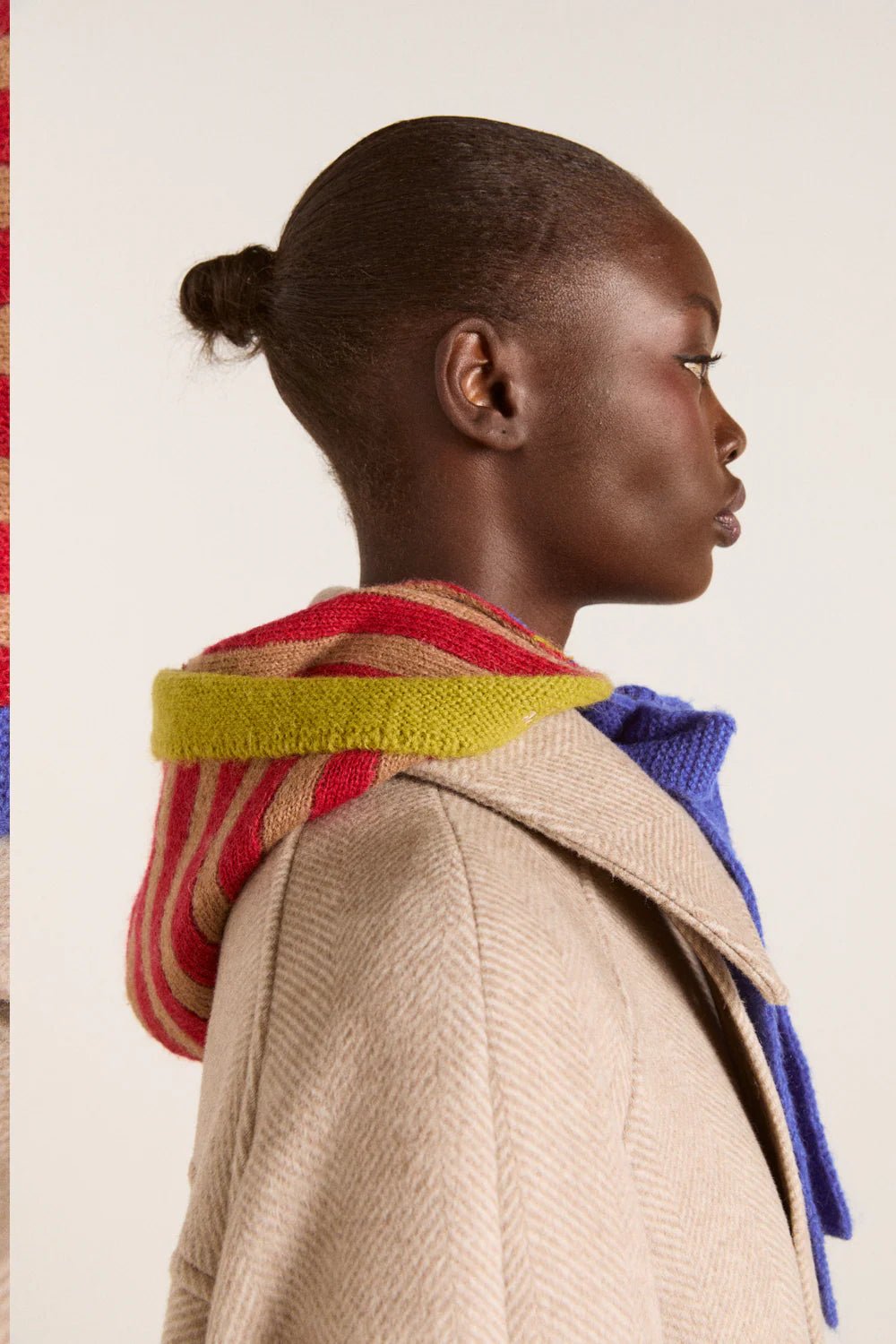 Damson Madder - Striped Bonnet in Mix Stripe - Kalifornia Jean Bar