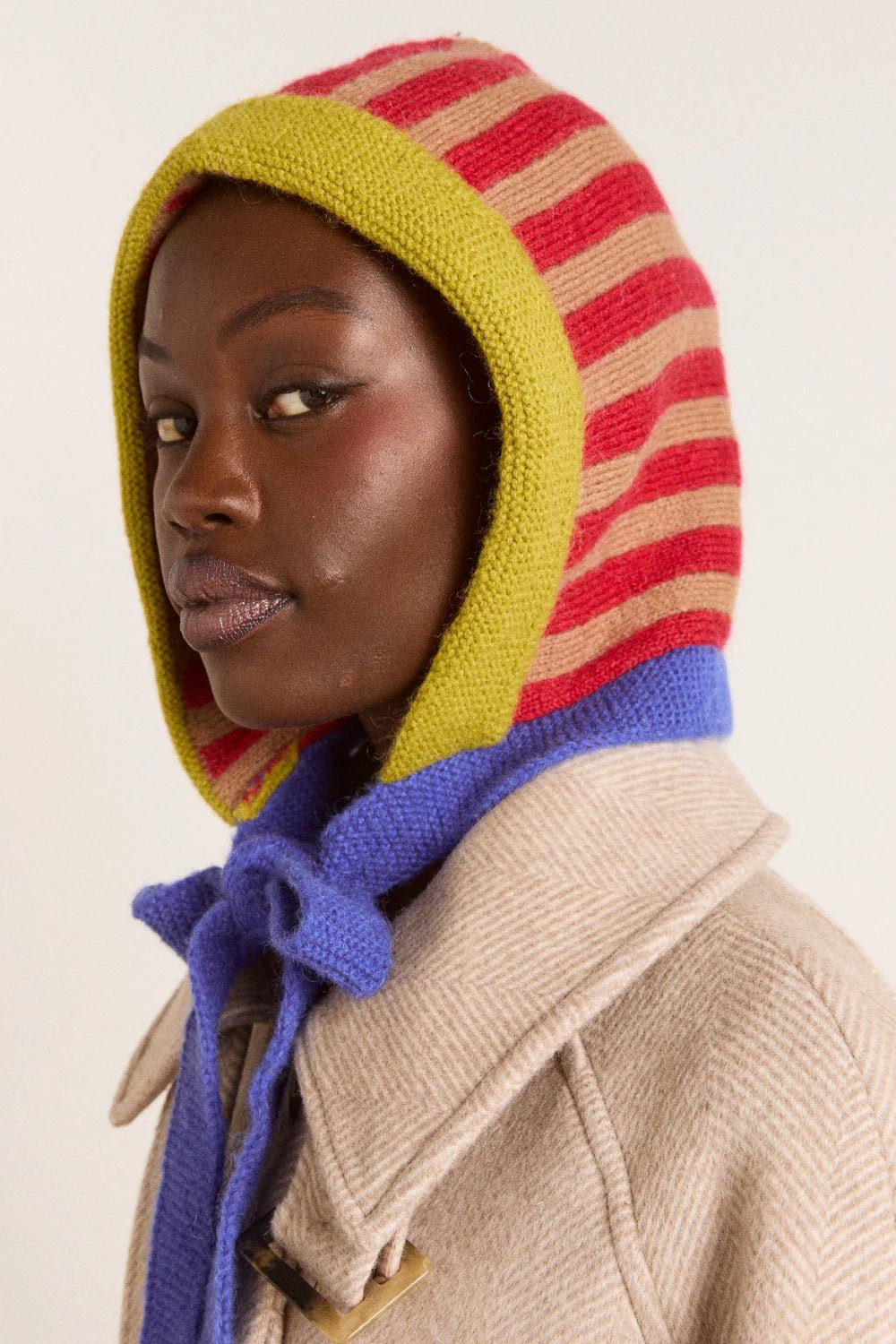 Damson Madder - Striped Bonnet in Mix Stripe - Kalifornia Jean Bar