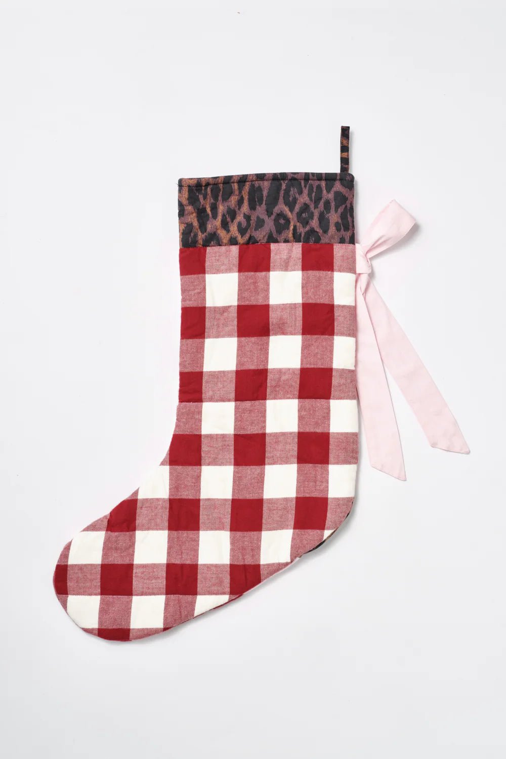 Damson Madder - Xmas Stocking Leopard Patchwork - Kalifornia Jean Bar
