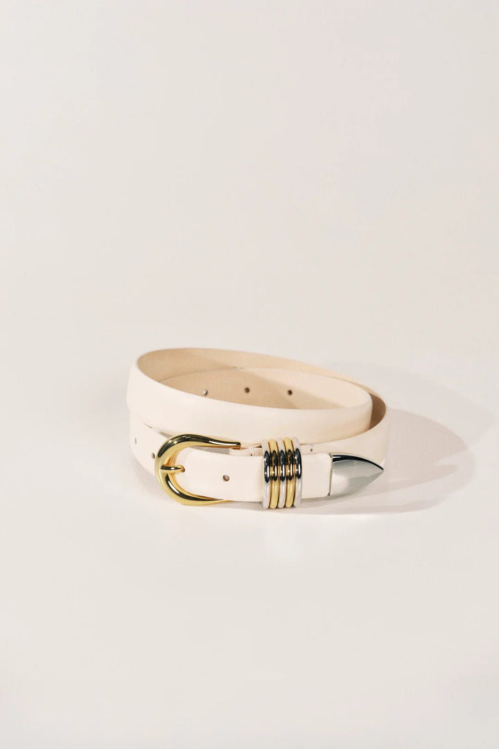 Déhanche - Hollyhock Mixed Metal in Ivory / Silver & Gold - Kalifornia Jean Bar
