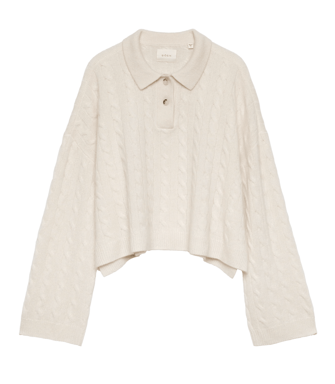 Dôen - Cambridge Cashmere Sweater Magnolia - Kalifornia Jean Bar