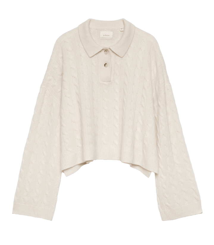 Dôen - Cambridge Cashmere Sweater Magnolia - Kalifornia Jean Bar