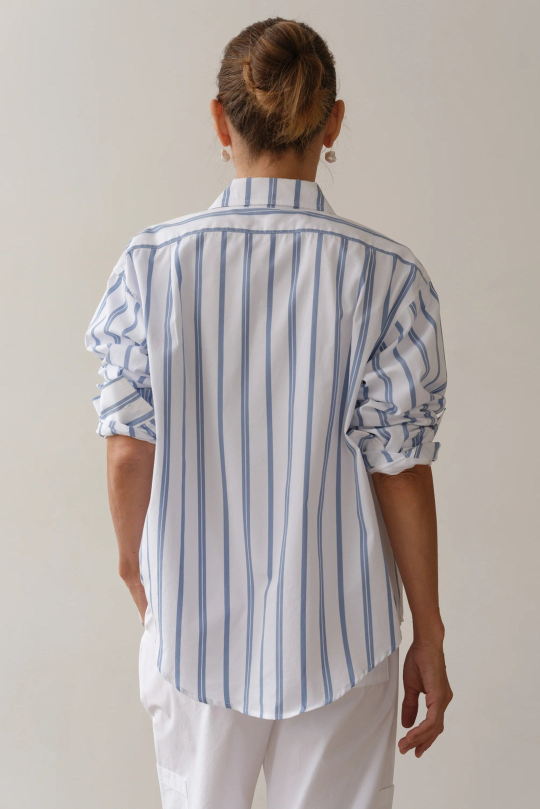 Donni - Cornflower Poplin Shirt - Kalifornia Jean Bar