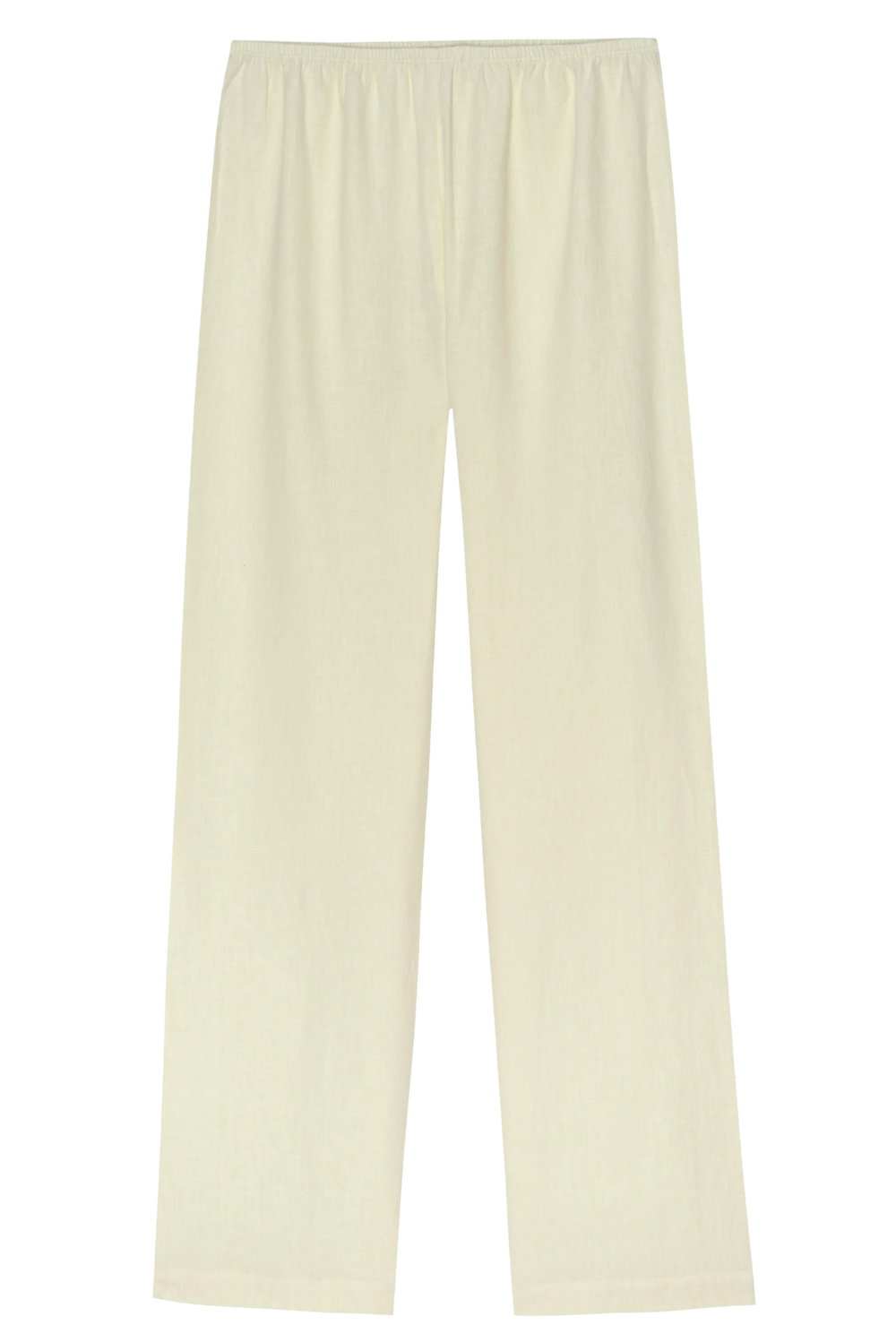 Donni - Creme Linen Simple Pant - Kalifornia Jean Bar