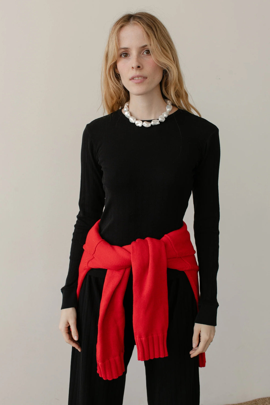 Donni - Jet Pointelle Long Sleeve - Kalifornia Jean Bar