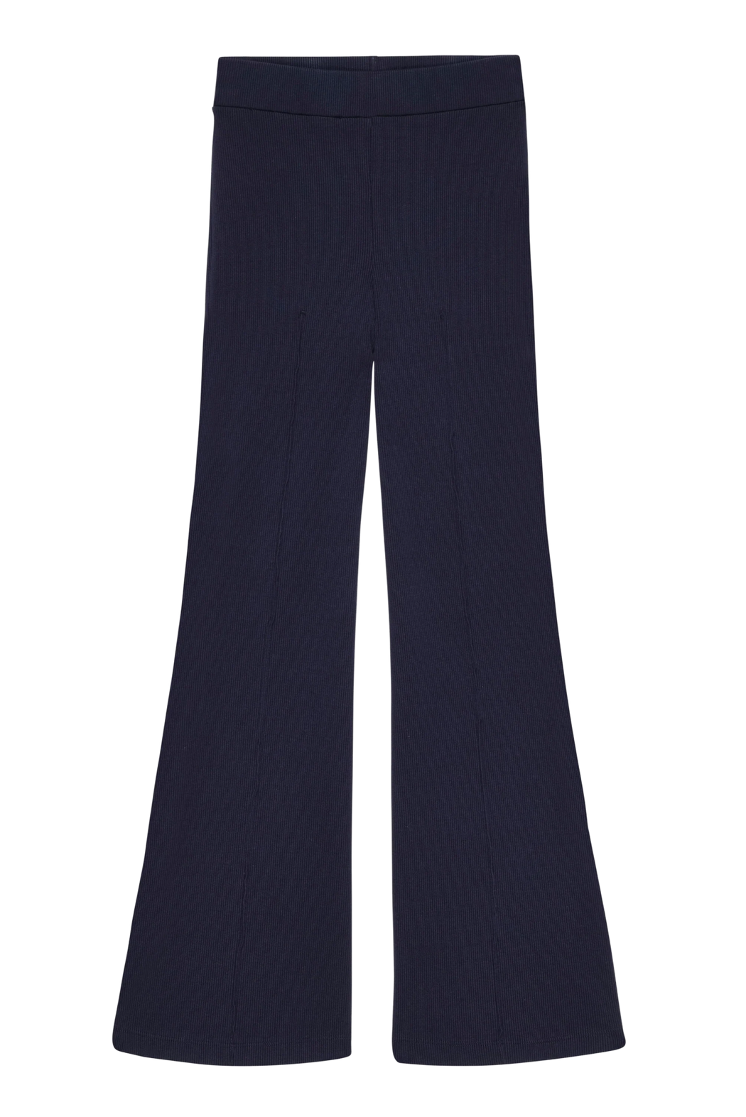 Donni - Navy Rib Kick Flare Pant - Kalifornia Jean BarDonni - Navy Rib Kick Flare Pant