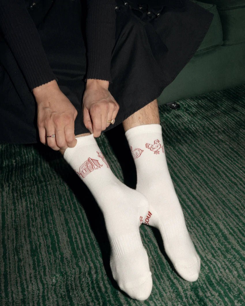 Doublesoul - Farm High Sock - Kalifornia Jean Bar