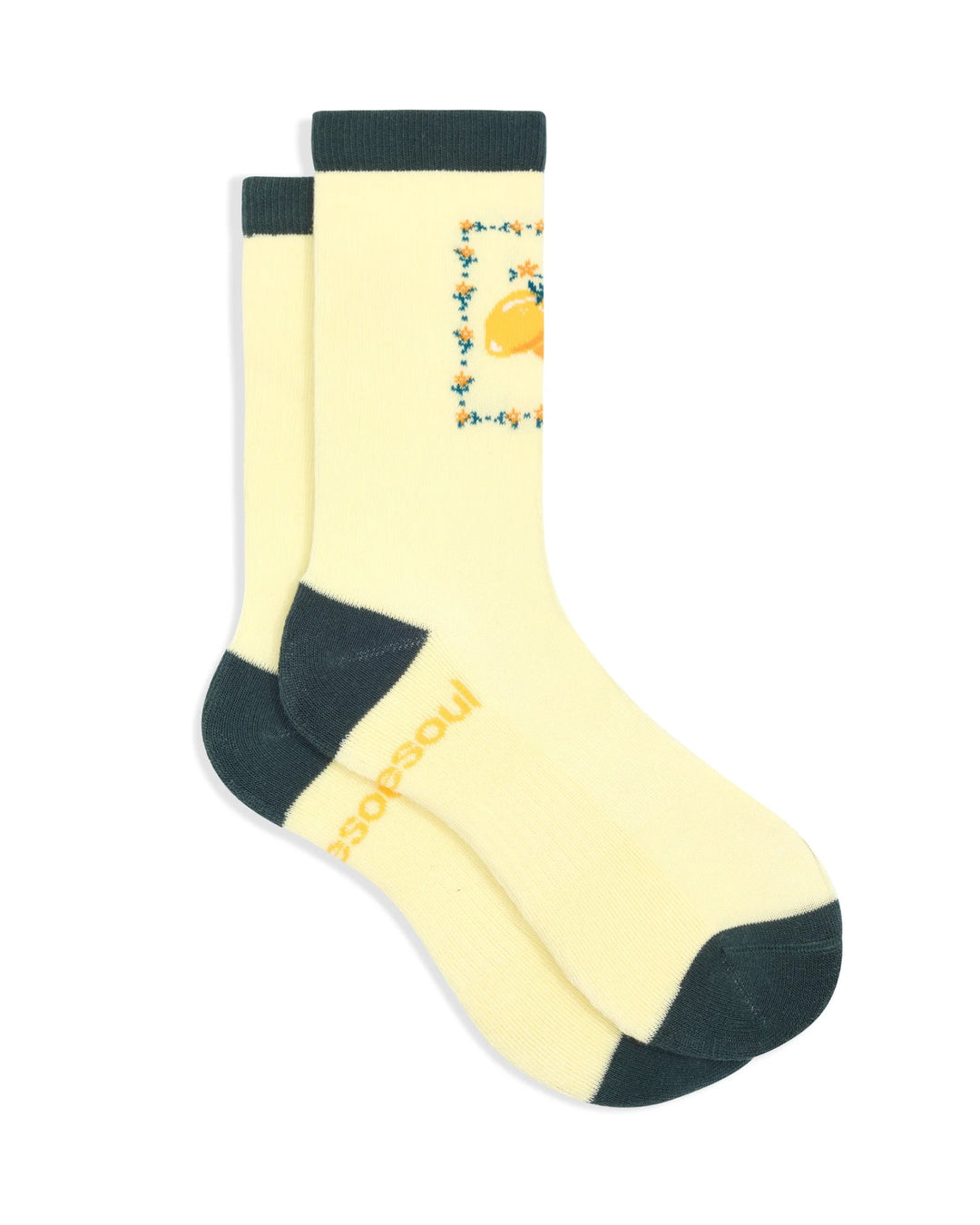 Doublesoul - Lemon High Sock - Kalifornia Jean Bar