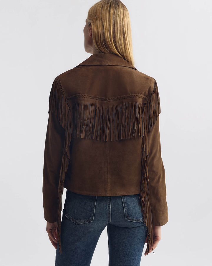 Nili Lotan - Eloi Suede Jacket Hazelnut