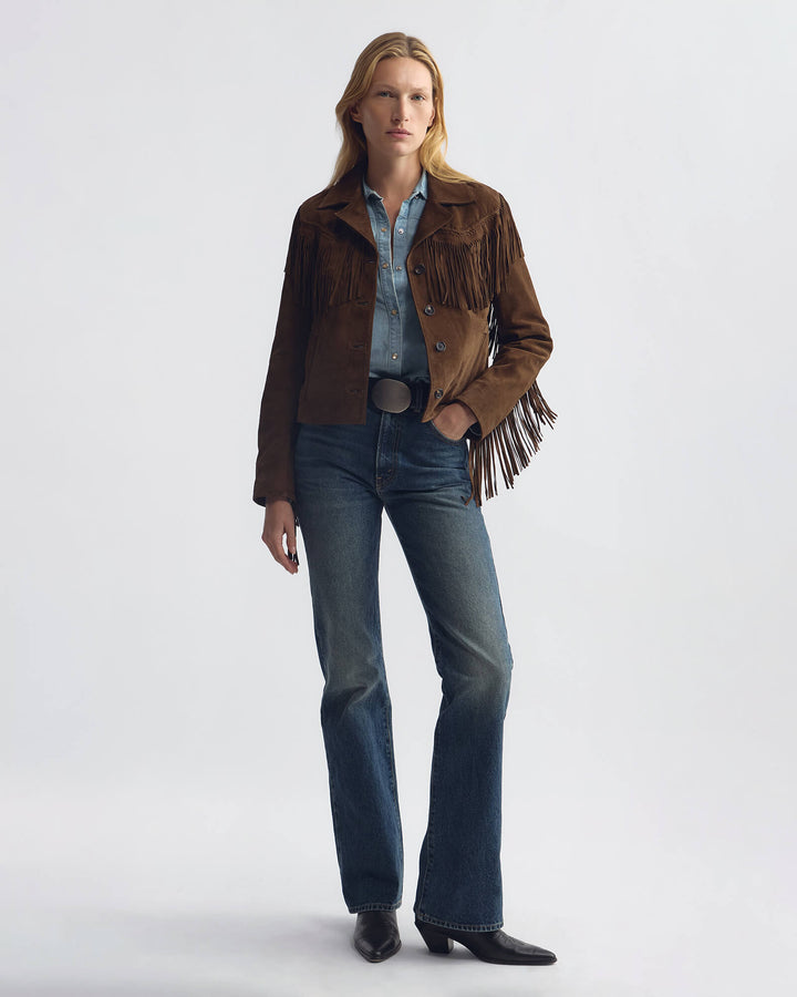 Nili Lotan - Eloi Suede Jacket Hazelnut