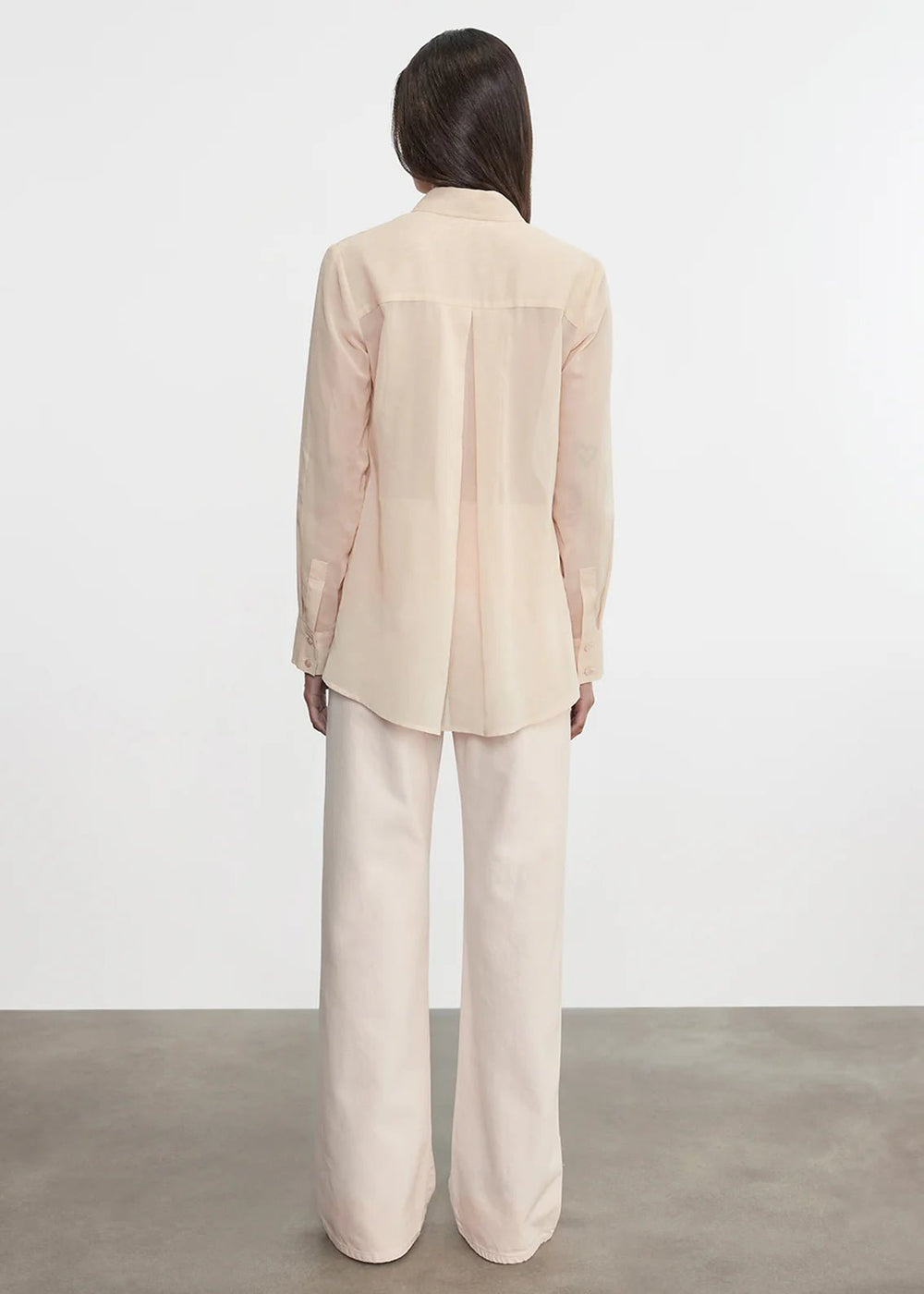 Enza Costa TS - Fawn Cotton Organza Shirt - Kalifornia Jean Bar