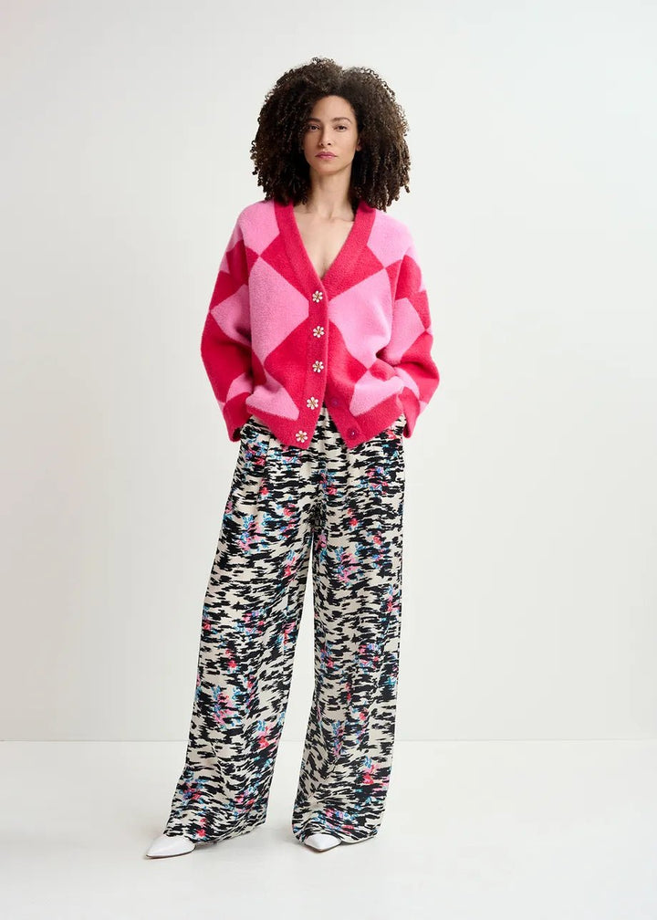 Essentiel Antwerp - How Knitted Oversized Cardigan Pink - Kalifornia Jean Bar