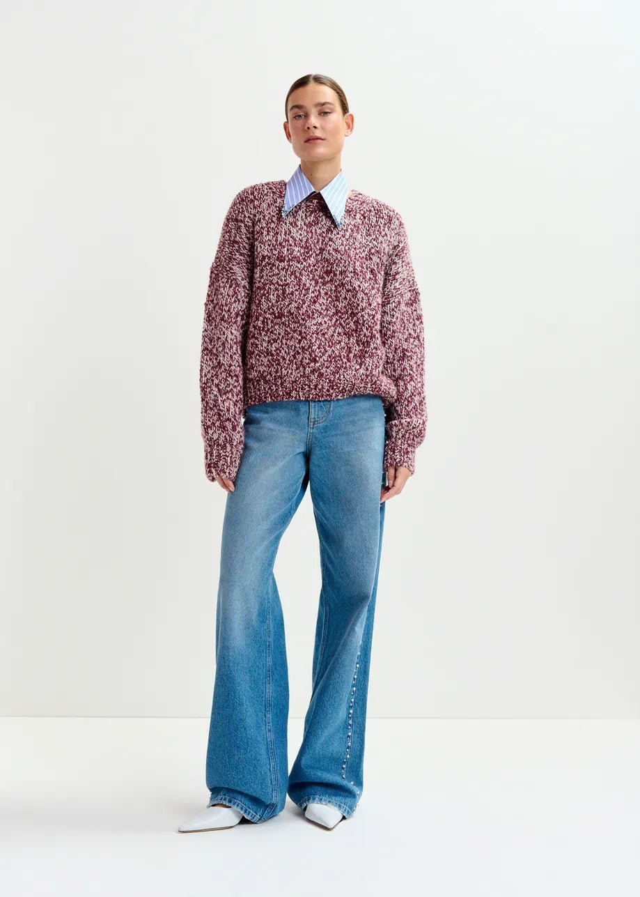 Essentiel Antwerp - Iplain Blue Collar w/ Rhinestones - Kalifornia Jean Bar