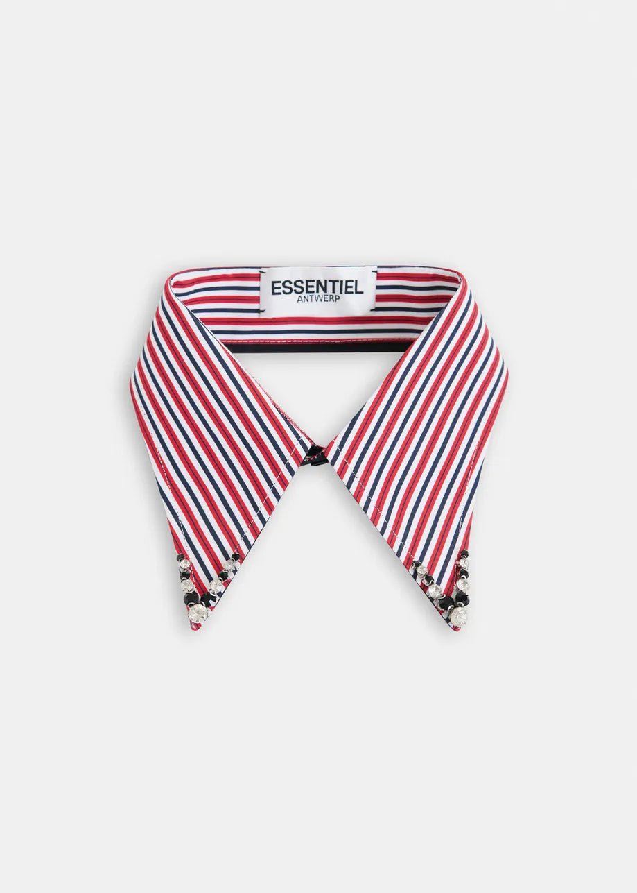 Essentiel Antwerp - Iplain Red Collar w/ Rhinestones - Kalifornia Jean Bar