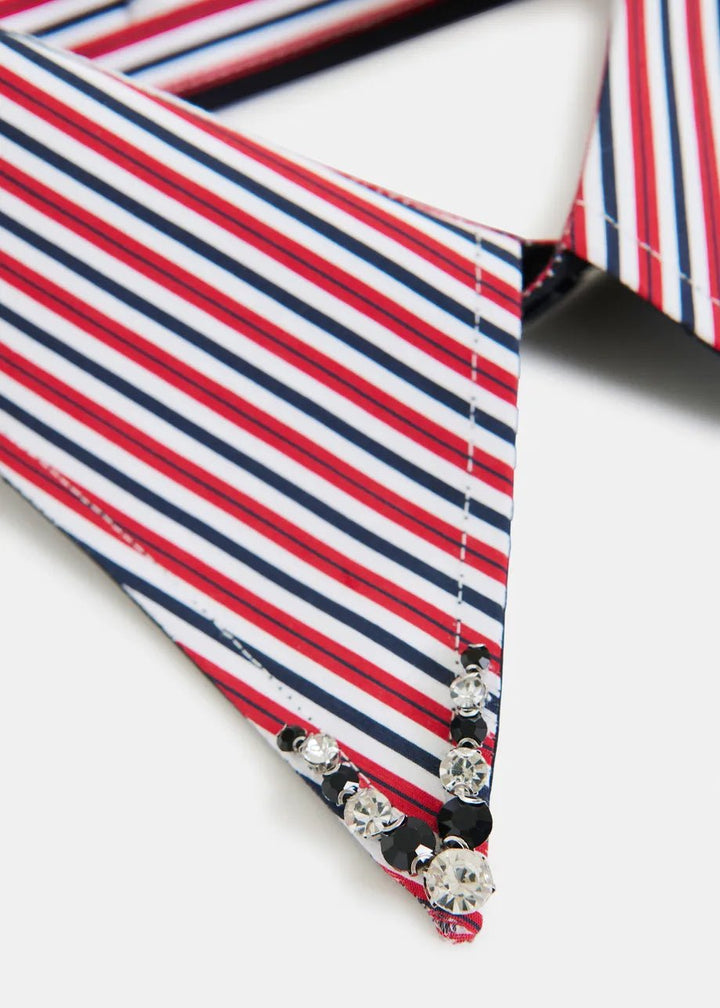 Essentiel Antwerp - Iplain Red Collar w/ Rhinestones - Kalifornia Jean Bar