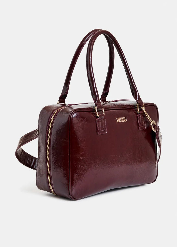 Essentiel Antwerp - Iremy Shiny Bag Burgundy Glossy - Kalifornia Jean Bar