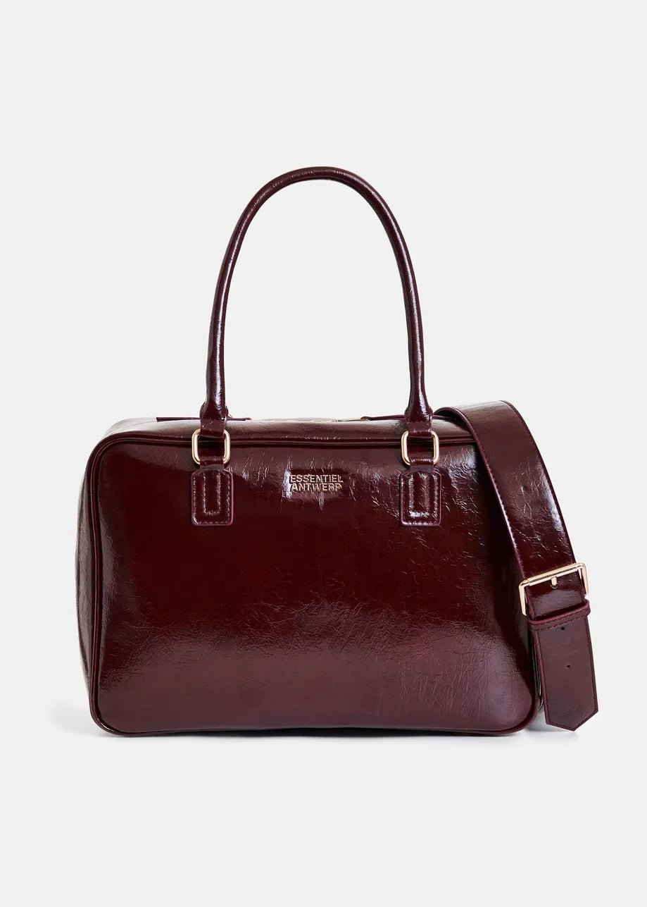 Essentiel Antwerp - Iremy Shiny Bag Burgundy Glossy - Kalifornia Jean Bar