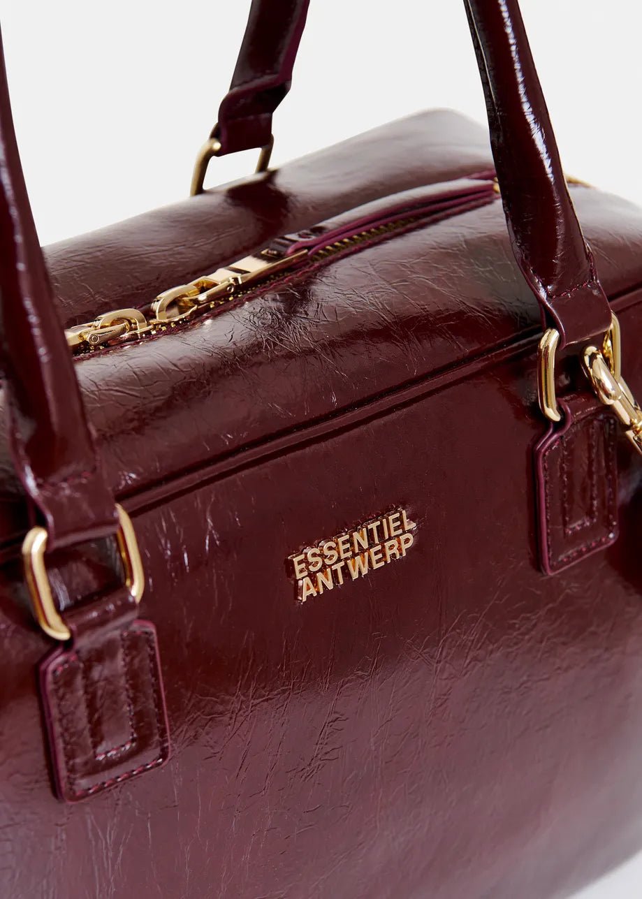 Essentiel Antwerp - Iremy Shiny Bag Burgundy Glossy - Kalifornia Jean Bar