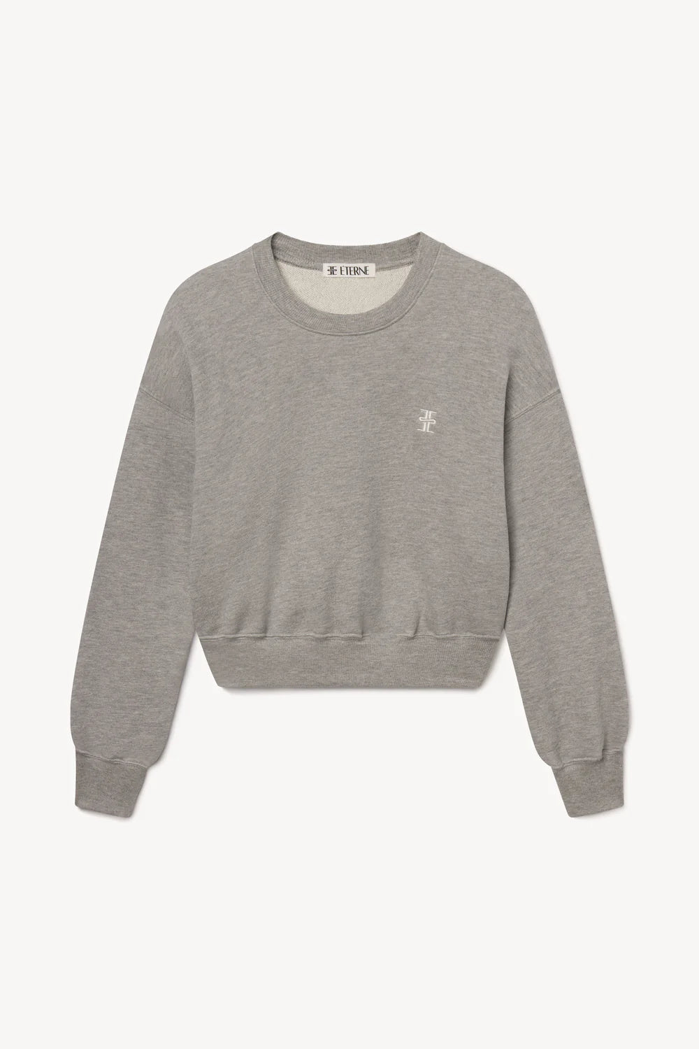 Éterne - Cropped Crewneck Heather Grey - Kalifornia Jean Bar