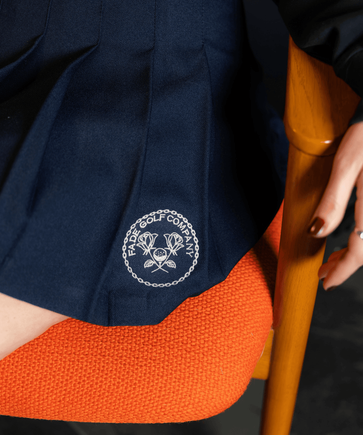 Fade Golf Co. - Claire Pleated Tennis Skirt in Navy - Kalifornia Jean Bar