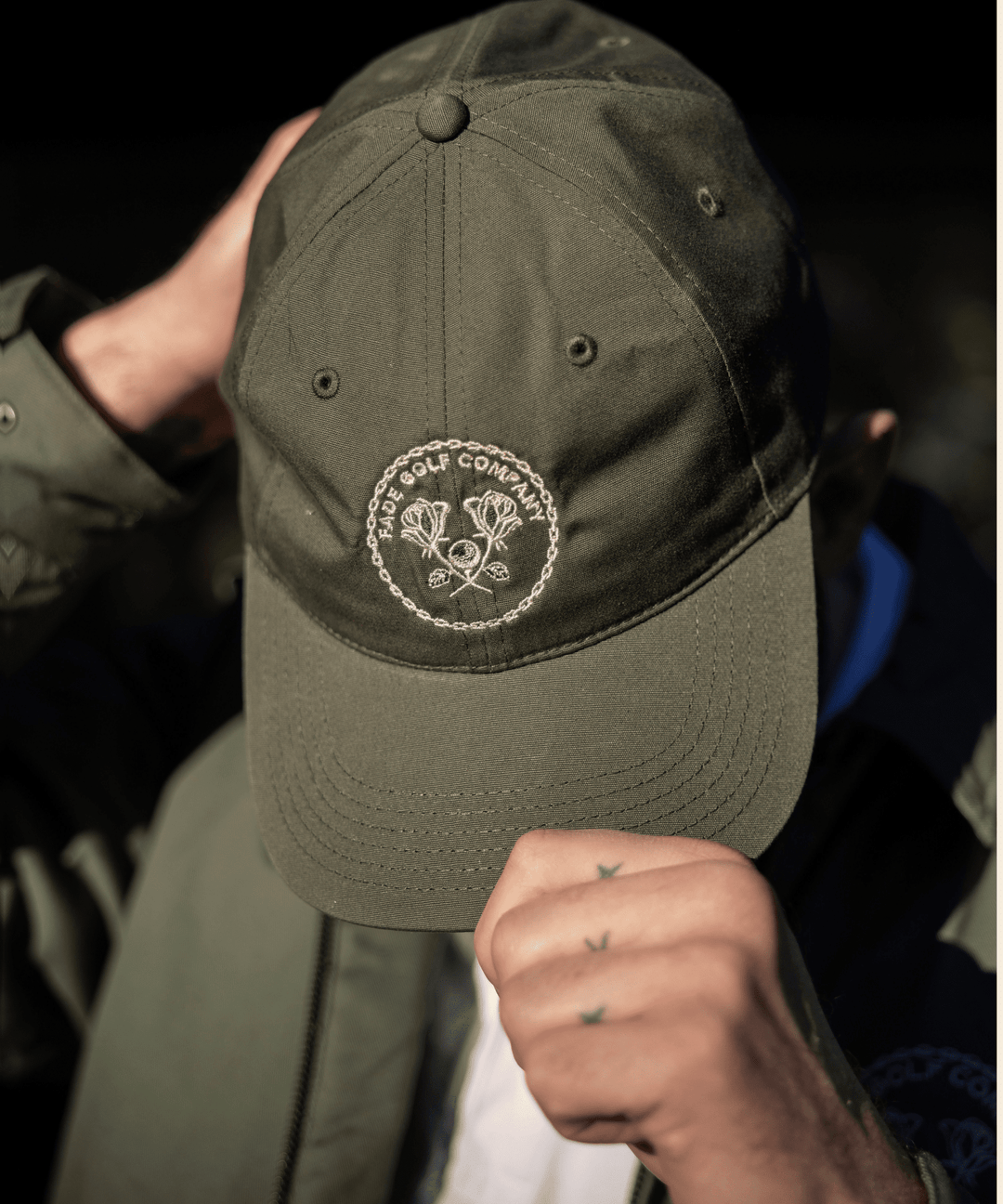 Fade Golf Co. - Links Crest Dad Hat in Cypress - Kalifornia Jean Bar