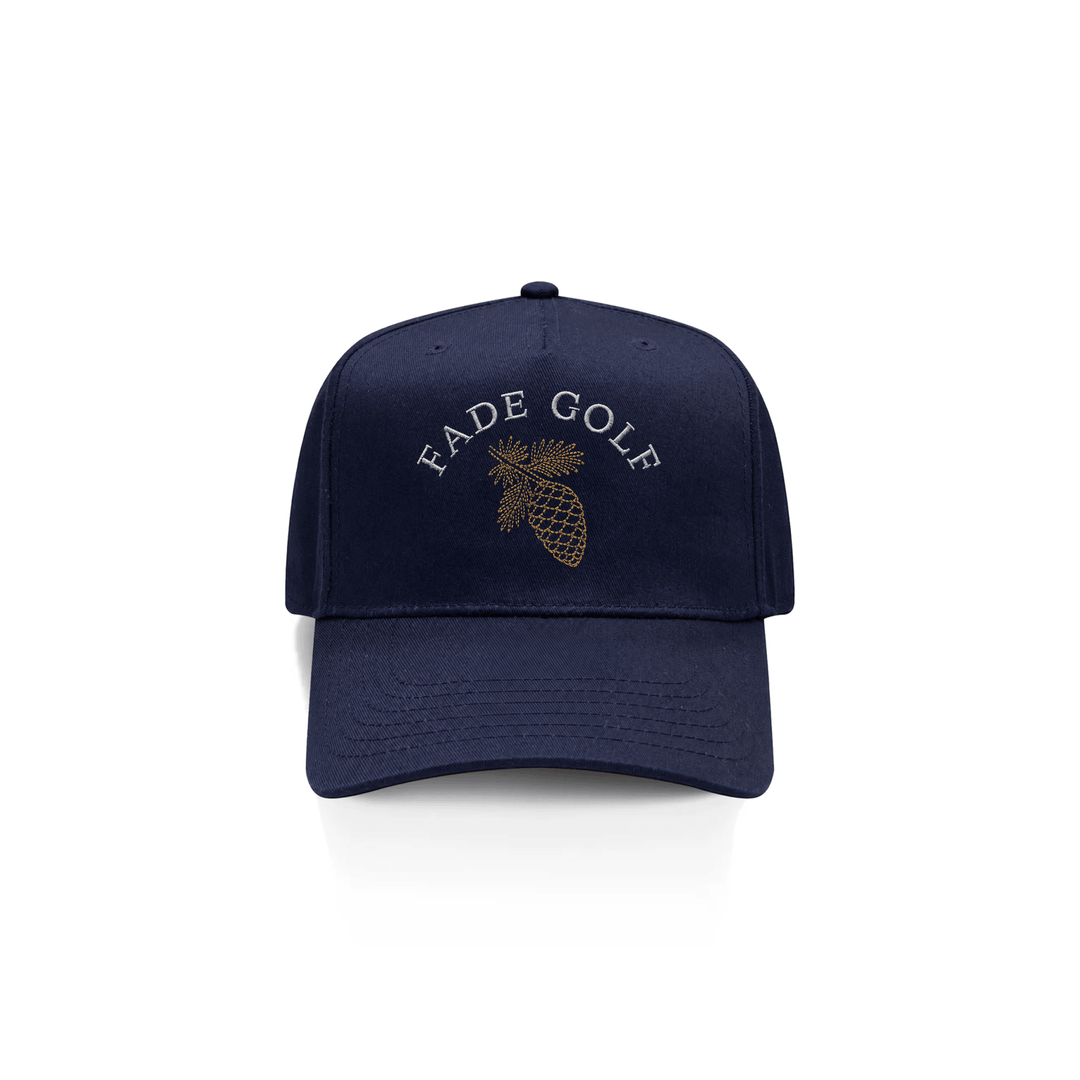 Fade Golf Co. - Ponderosa Pine Hat in Navy/Silver/Gold - Kalifornia Jean Bar