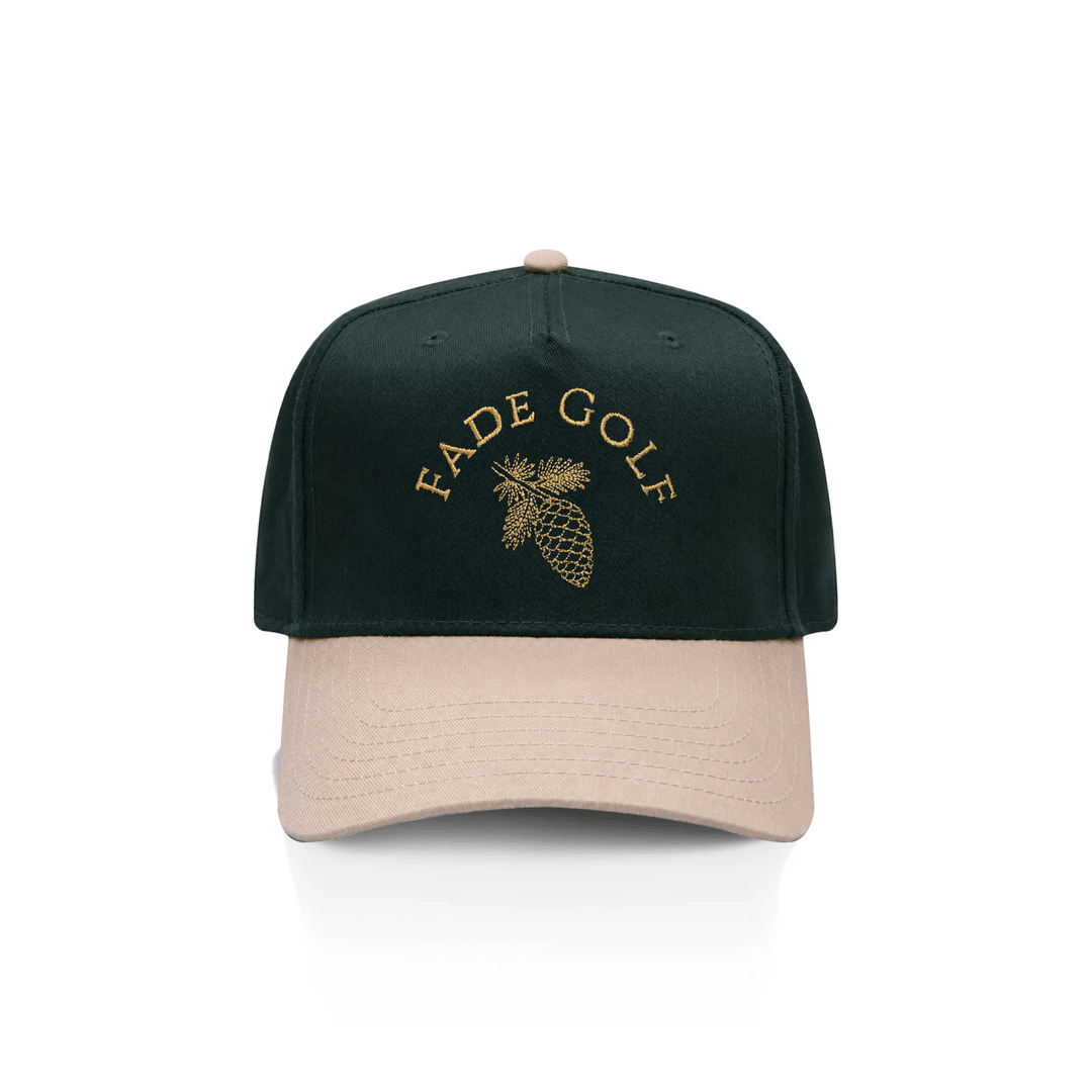 Fade Golf Co. - Ponderosa Pines Hat in Pine Green/Sand - Kalifornia Jean Bar