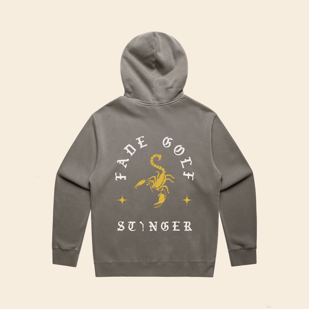 Fade Golf Co. - Stinger Hoodie in Faded Grey - Kalifornia Jean Bar
