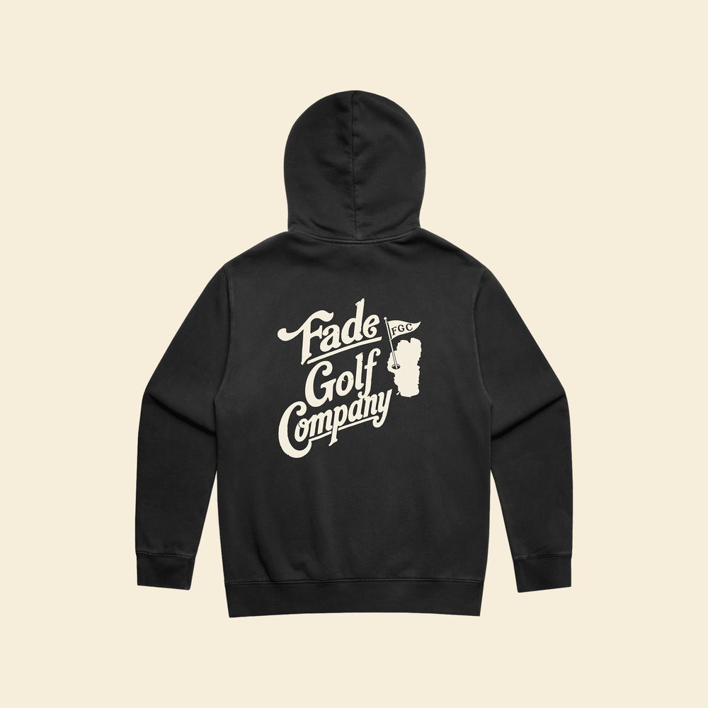 Fade Golf Co. - Willie Edgewood Hoodie in Faded Black - Kalifornia Jean Bar