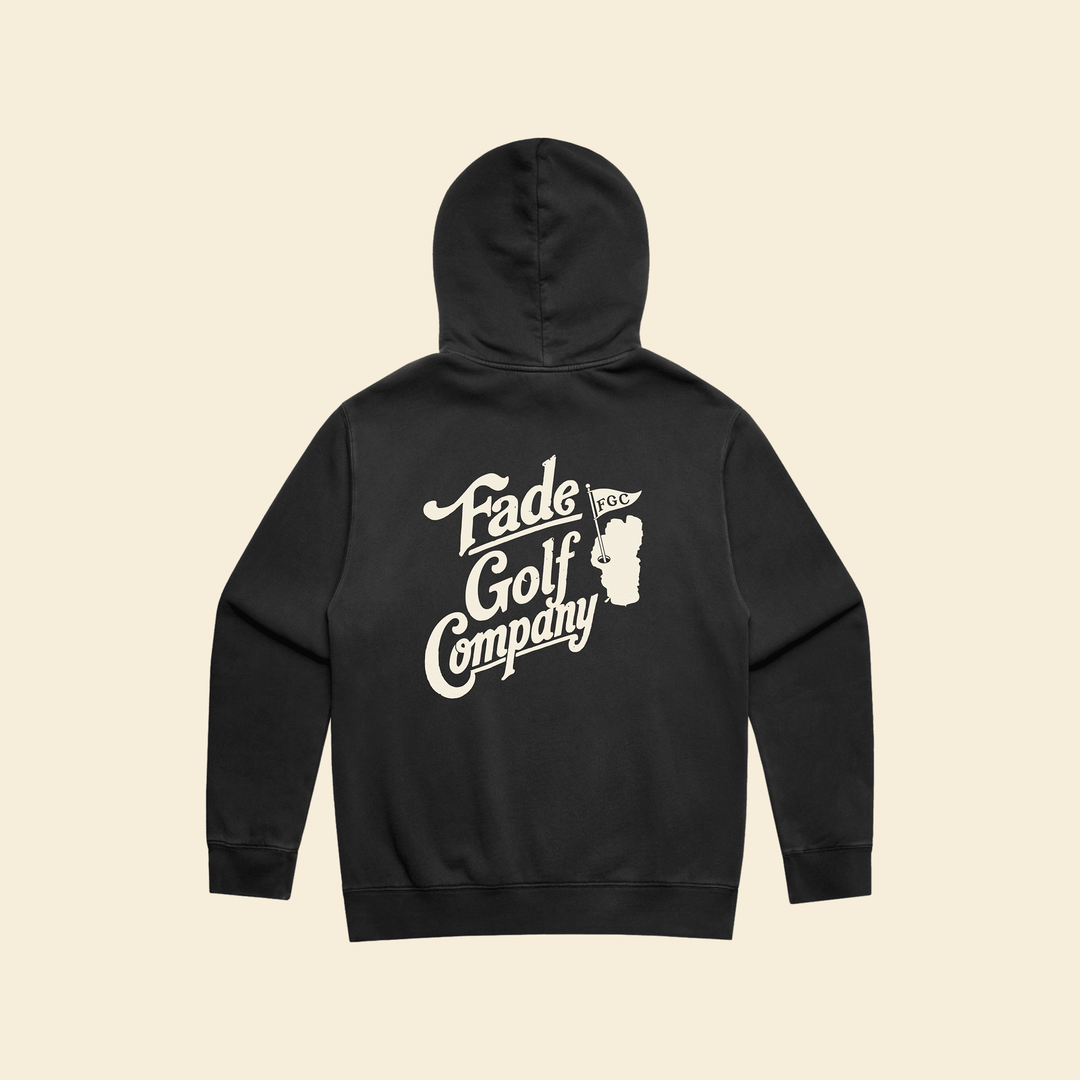 Fade Golf Co. - Willie Edgewood Hoodie in Faded Black - Kalifornia Jean Bar