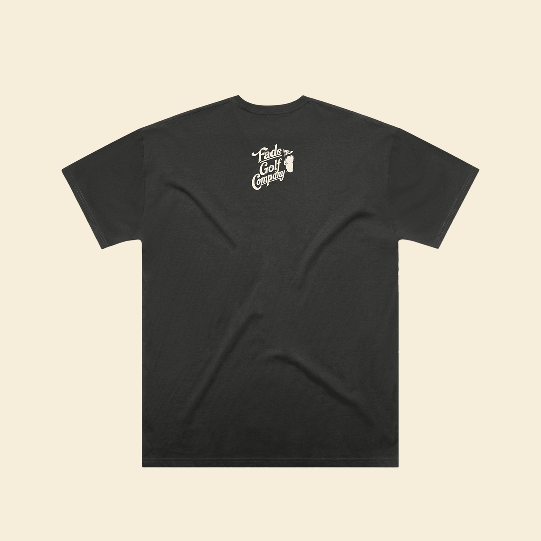 Fade Golf Co. - Willie Edgewood T-Shirt in Faded Black - Kalifornia Jean Bar